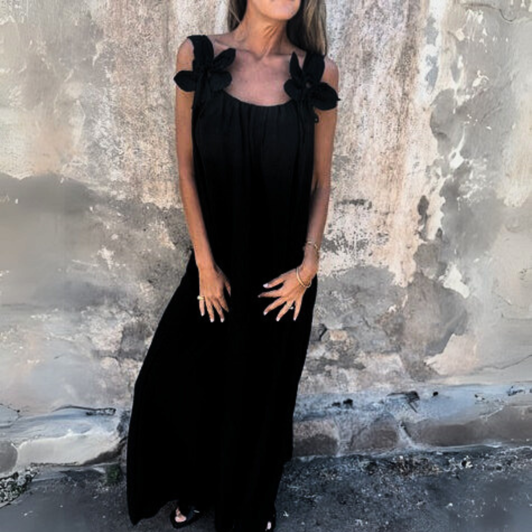 Stella | Elegantiška vasarinė suknelė su U- iškirpte