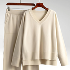 Bożena | Zestaw dwóch części Luxe z dekoltem V