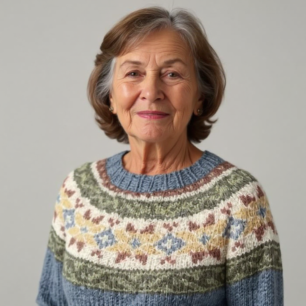 Lucy | Vintage Islandzki Sweter Wełniany