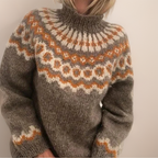 Amara | Vintage Islandzki Sweter Wełniany