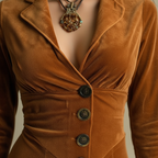 Anna | Długa Sukienka Welurowa